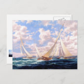 Carte Postale Autour de la bouée (Devant / Derrière)