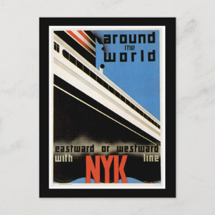 Carte Postale Autour du monde avec NYK