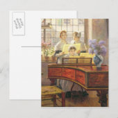Carte Postale Autour du piano (Devant / Derrière)