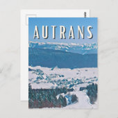 Carte Postale autrans Station de ski (Devant / Derrière)