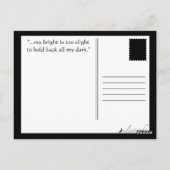 Carte Postale autre chose dans le drop de la paix (Dos)