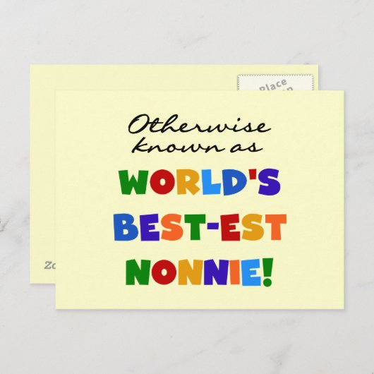 Carte Postale Autrement connu comme cadeaux de Meilleur-est (Devant / Derrière)