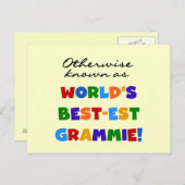 Carte Postale Autrement connu comme T-shirts de Meilleur-est (Devant / Derrière)