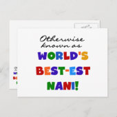 Carte Postale Autrement connu comme T-shirts et cadeaux de (Devant / Derrière)