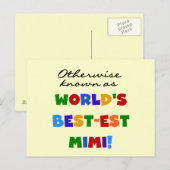 Carte Postale Autrement connu en tant que cadeaux Meilleur-est (Devant / Derrière)