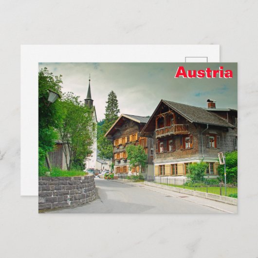 Carte Postale Autriche (Devant / Derrière)