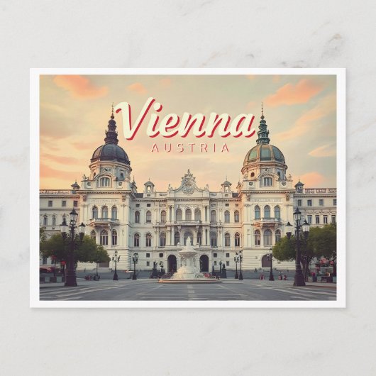 CARTE POSTALE AUTRICHE DE VIENNE VINTAGE (Devant)