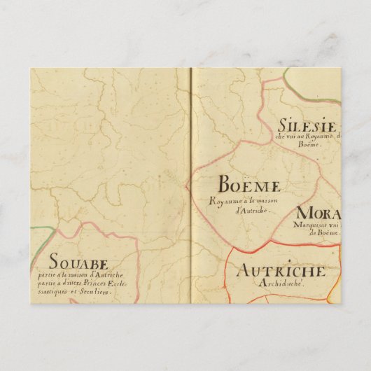 Carte Postale Autriche et République tchèque (Devant)