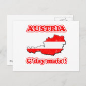 Carte Postale Autriche - G'day mate ! (Devant / Derrière)
