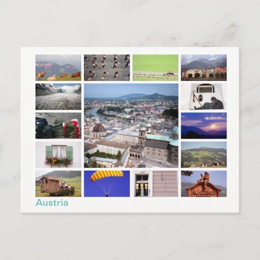 Carte Postale Autriche multi-image (Devant)