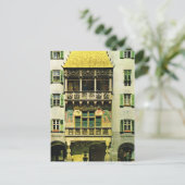 Carte Postale Autriche, Tyrol, Innsbruck Toit d'or (Debout devant)