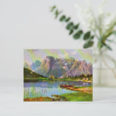 Carte Postale Autriche Tyrol Lake Misurina, 1920 (Debout devant)