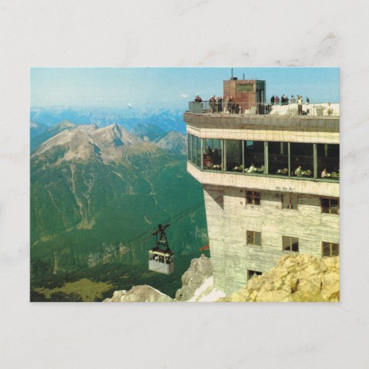 Carte Postale Autriche vintage, Zugspitz (Devant)