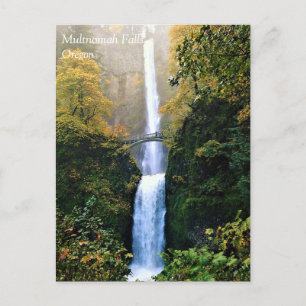 Carte Postale Autumn at Multnomah Falls