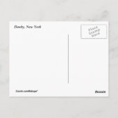 Carte Postale Autumn Barn et Hills (Dos)