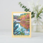 Carte Postale Autumn Comes To Upper Peninsula, Michigan Postcard (Debout devant)