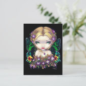 Carte postale "Autumn Crocus Fairy" (Debout devant)