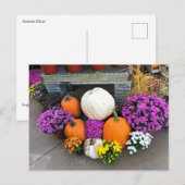Carte Postale Autumn Decor (Devant / Derrière)