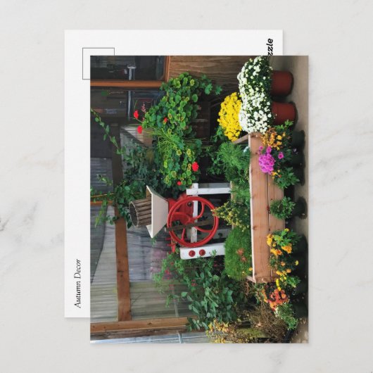 Carte Postale Autumn Decor (Devant / Derrière)