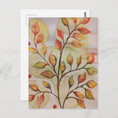 Carte Postale Autumn leaves (Devant / Derrière)