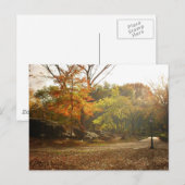 Carte Postale Autumn Sun Rays, Central Park, New York City (Devant / Derrière)