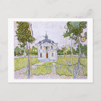 Carte Postale Auvers Town Hall 14 juillet 1890, Vincent van Gogh