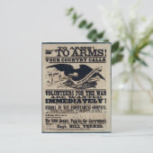 Carte Postale Aux Armes ! (Debout devant)