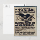 Carte Postale Aux Armes ! (Devant / Derrière)