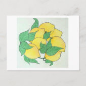 Carte postale aux citrons charmants (Devant)