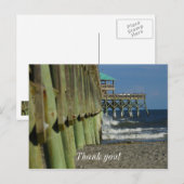 Carte Postale Aux côtés de Folly Pier (Devant / Derrière)
