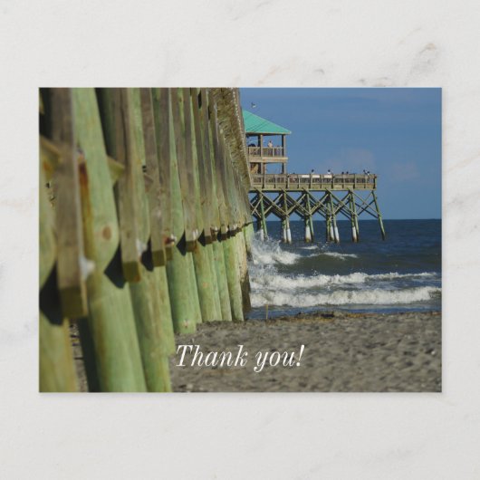 Carte Postale Aux côtés de Folly Pier (Devant)