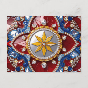 Carte postale aux couleurs colombiennes