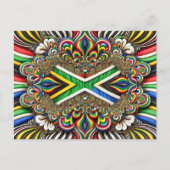 Carte postale aux couleurs sud-africaines (Devant)