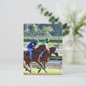 Carte postale aux courses (Debout devant)
