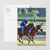 Carte postale aux courses (Devant / Derrière)