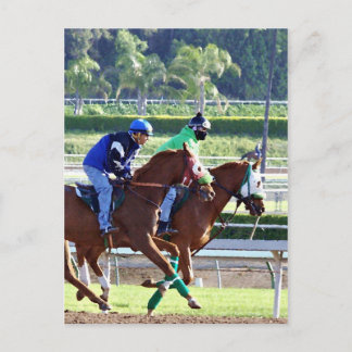 Carte postale aux courses