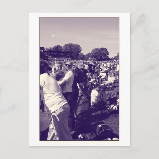 Carte Postale Aux courses (Devant)