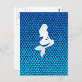 Carte postale aux échelles de sirène (Devant / Derrière)