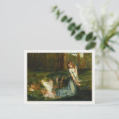 Carte Postale Aux Fées Peintes Dans Les Bois (Debout devant)