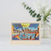 Carte postale aux grandes lettres de Atlantic City (Debout devant)