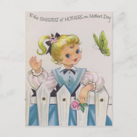 Carte Postale Aux mères les plus douces (Devant)