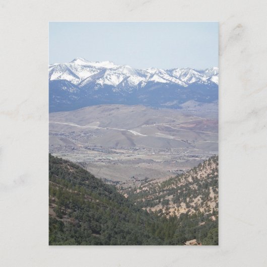 CARTE POSTALE AUX MONTAGNES (Devant)