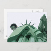 Carte Postale Aux pieds de la liberté (Devant / Derrière)