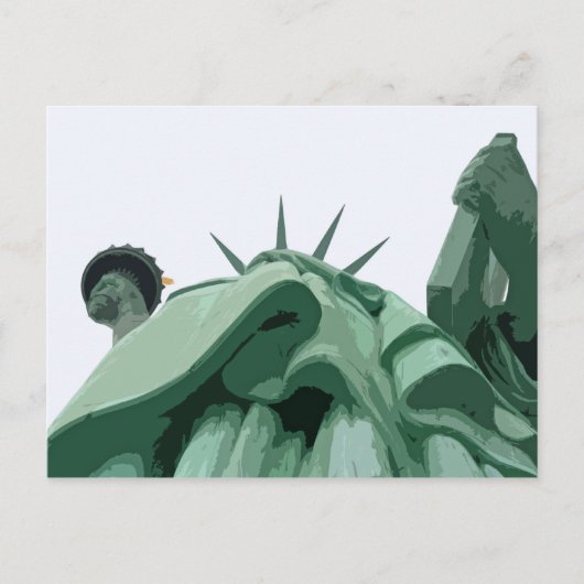 Carte Postale Aux pieds de la liberté (Devant)