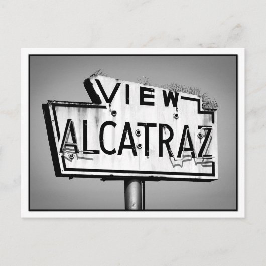 Carte postale aux signes Alcatraz (Devant)
