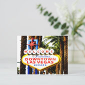 Carte postale aux signes de Las Vegas (Debout devant)