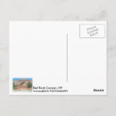 Carte postale aux signes Red Rock Canyon NV ! (Dos)