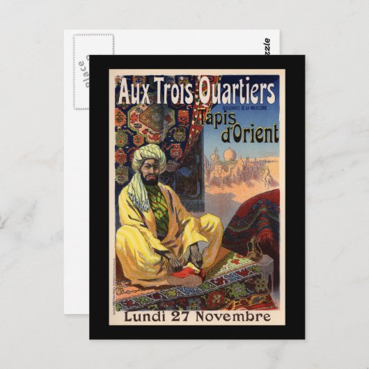 Carte Postale Aux Trois Quartiers (Devant / Derrière)