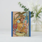 Carte Postale Auxiliaire féminin à SUVCW (Debout devant)