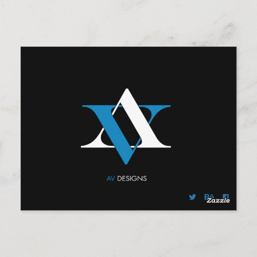 Carte Postale av_design (Dos)